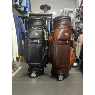Túi đựng gậy golf da bò pgm chính hãng cao cấp, có bánh xe kéo tiện dụng ,chắc chắn