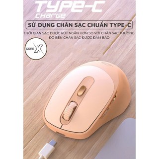 Chuột Không Dây Máy Tính Bluetooth X7 Wireless Pin Sạc Kết Nối 2 Chế Độ Cho Mọi Thiết Bị Máy Tính, LaptopChuột Không Dây