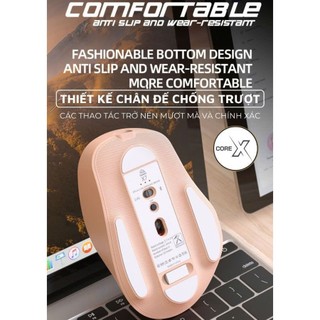 Chuột Không Dây Máy Tính Bluetooth X7 Wireless Pin Sạc Kết Nối 2 Chế Độ Cho Mọi Thiết Bị Máy Tính, LaptopChuột Không Dây