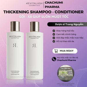 Dầu gội xả suôn mượt & ngăn rụng tóc Revitalash Thickening Shampoo & RevitaLash Thickening Conditioner