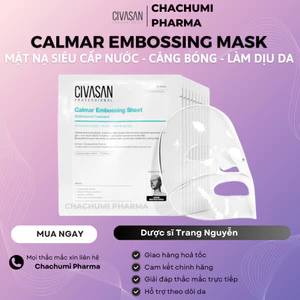Mặt nạ Civasan Calmar Embossing Mask - Mặt Nạ Siêu Cấp Nước - Căng Bóng - Phục Hồi - Làm Dịu Da