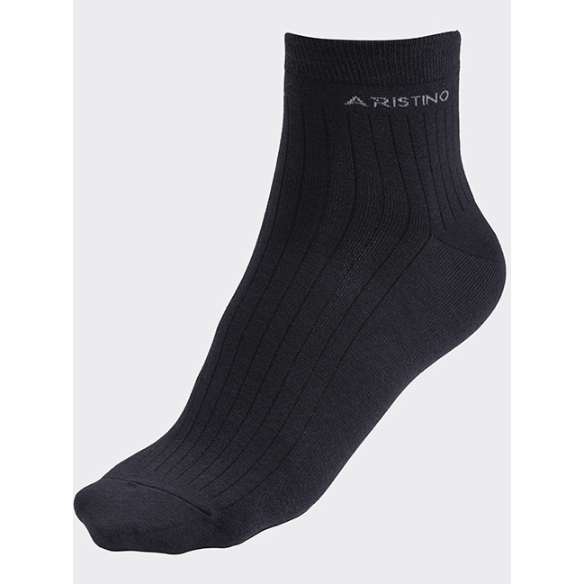 Tất nam Aristino ASC006, tất nam cổ trung cotton thoáng mát khử mùi hôi chân hiệu quả cả ngày bền phom dáng