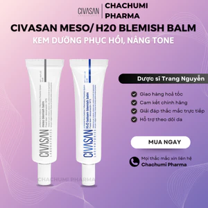 Kem Dưỡng nâng tone Civasan H2O và Meso Blemish Balm