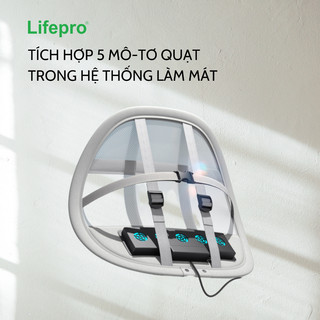 Tựa lưng làm mát & định hình cột sống 2IN1 Lifepro L255-CS - Bảo hành 12 tháng đổi mới | Phụ kiện ô tô ADG