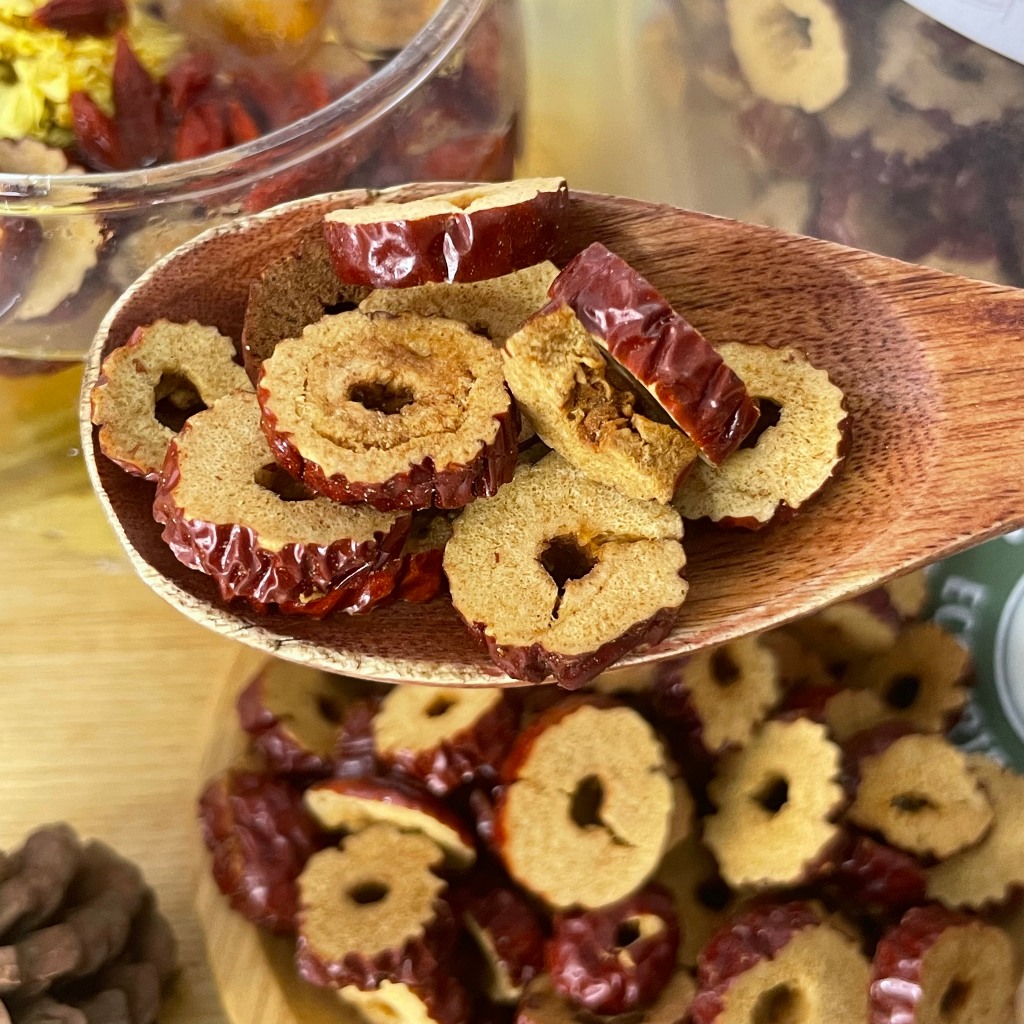 100g, 200g (Hàng Thái Lát Sấy Khô) Táo thái lát - Dùng Làm Trà, Mix Trà Dưỡng Nhan Tốt Cho Sức Khỏe