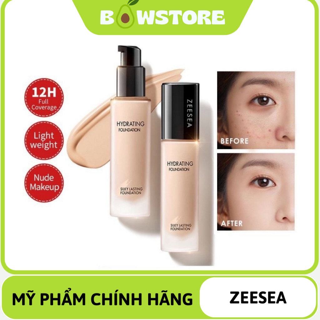 ZEESEA Kem Nền Zeesea Chính Hãng Nâng Tông Mỏng Nhẹ Tự Nhiên Che Khuyết ...