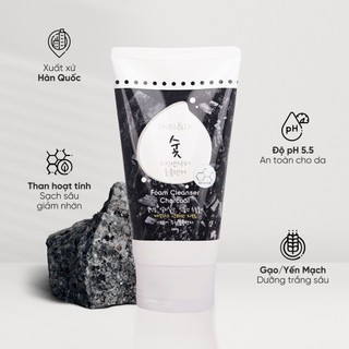 Sữa rửa mặt than hoạt tính cho nam Dr.for Skin Charcoal