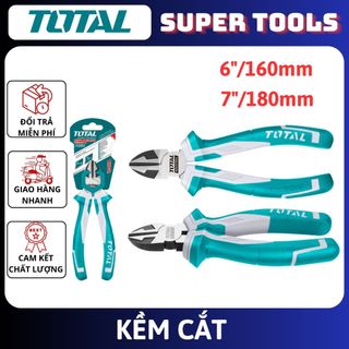 ĐỒ NGHỀ TOTAL Kềm cắt 6”/160MM THT230606 - 7”/180MM THT230706
