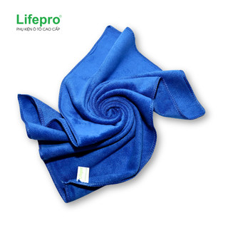 Combo 2 khăn lau xe ô tô Lifepro - Chất liệu MicroFiber siêu sạch, tránh xước xe, siêu thấm hút | Phụ kiện ô tô ADG