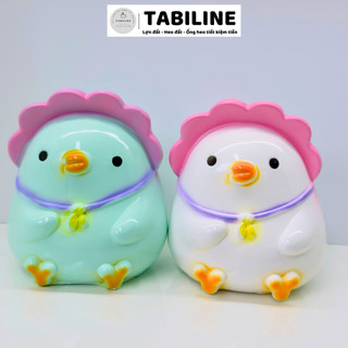 Heo đất ống tiết kiệm tiền lỗ tròn gà đội mũ yêu thương cute xinh LD79 - TABILINE