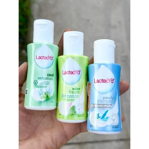 3 Chai Dung dịch vệ sinh phụ nữ Lactac yd 60ml (Mix 2 hoặc 3 màu)