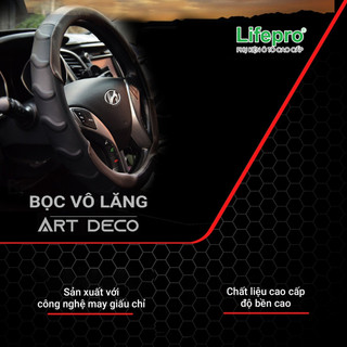 Bọc vô lăng Koris Art Deco | Phụ kiện ô tô ADG