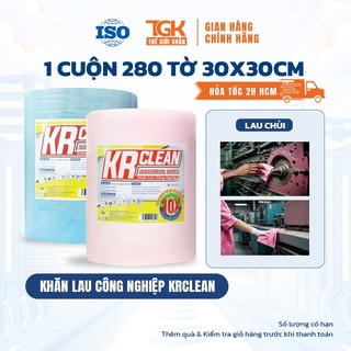 Cuộn khăn lau công nghiệp KRCLEAN - lau máy móc, vải lau công nghiệp, khăn lau phòng sạch