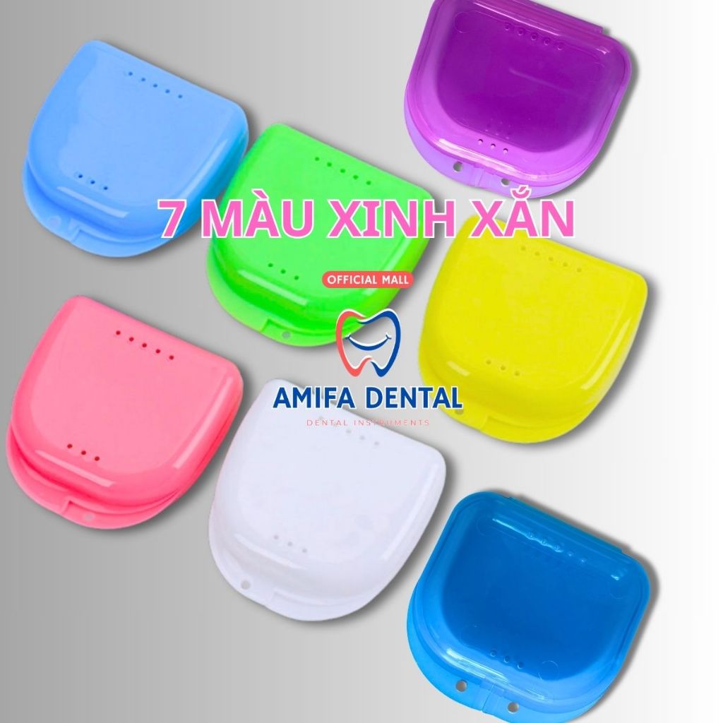 Máng Nha Khoa, Hộp Nhựa PP Đựng Khay Niềng Răng, Khay Tẩy Trắng, Hộp Đựng Hàm Duy Trì, Răng Giả