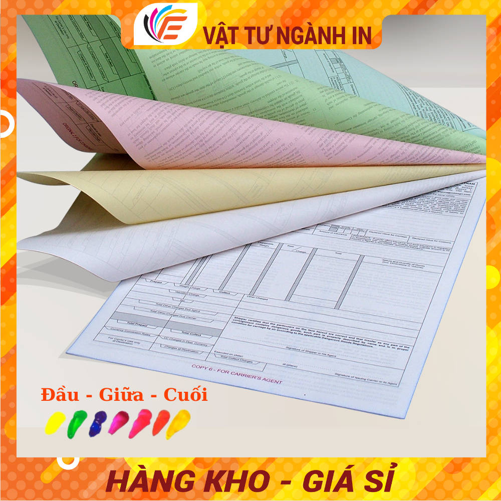 Giấy Carbonless Dùng Để In Hóa Đơn 1 Liên 2 Liên 3 Liên Giấy In Hóa Đơn Tự In Không Cần Giấy Than