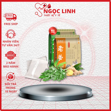 Thảo dược ngải cứu ngâm chân combo 100 túi - 100 túi thảo dược gừng sử dụng ngâm chân, thải độc cơ thể, giảm đau nhức