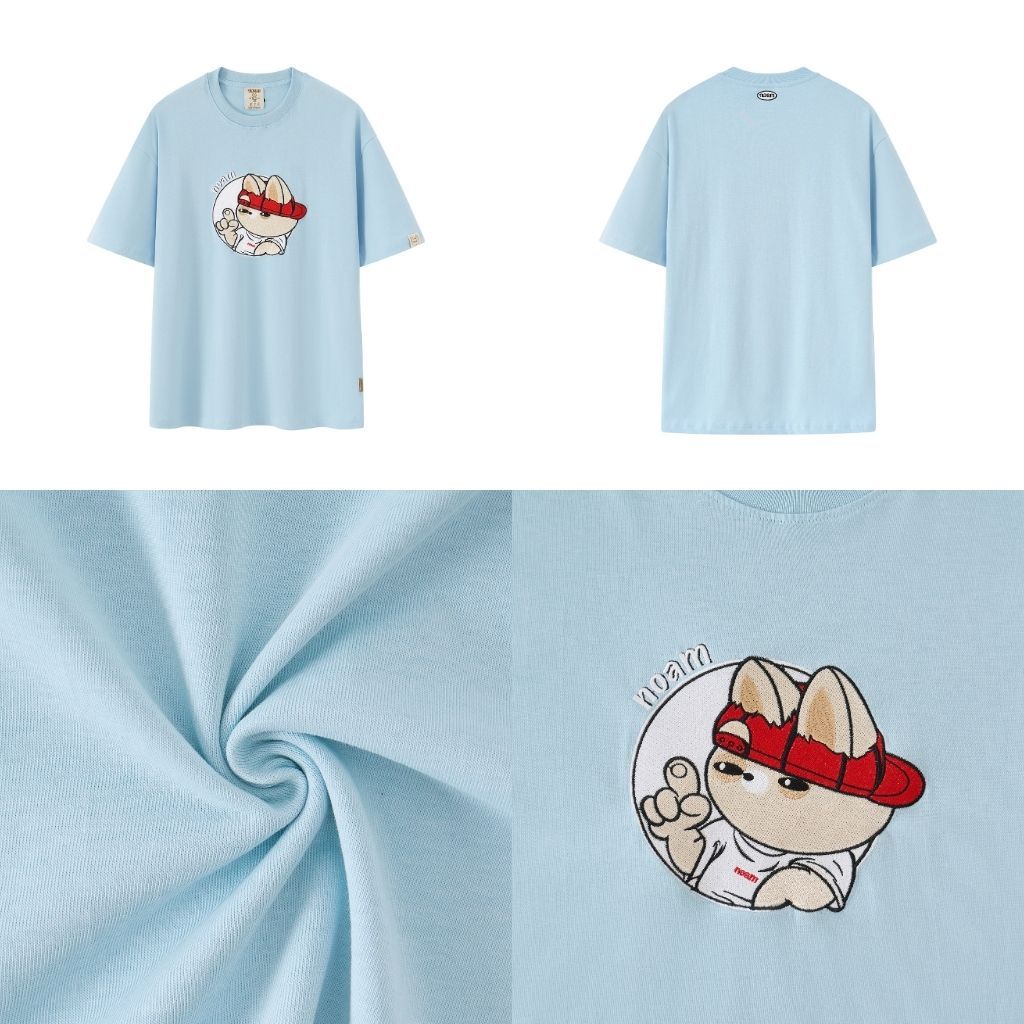 Ảnh Áo thun Form rộng NOAM Are You Nafox 100% Cotton 280GSM - Màu Trắng/ Đen/ Tím/ Xanh 3