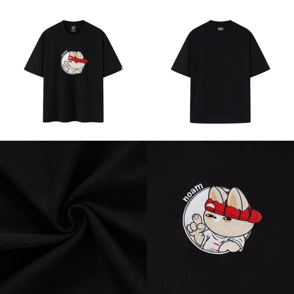 Ảnh Áo thun Form rộng NOAM Are You Nafox 100% Cotton 280GSM - Màu Trắng/ Đen/ Tím/ Xanh 4