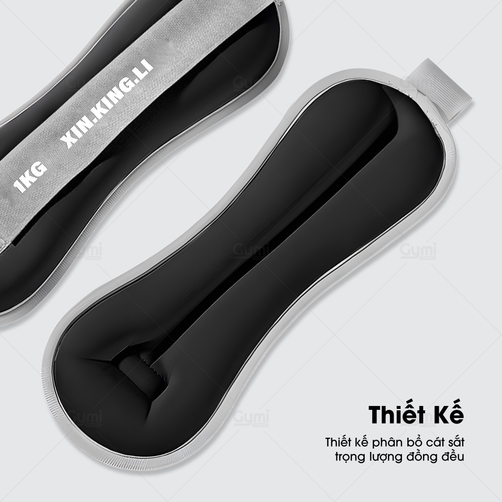 Tạ Đeo Chân Tay 1kg - Tạ Tập Gym Chạy Bộ - Dụng Cụ Tăng Sức Bền Khi Tập Luyện Thể Thao - TaChan1kg