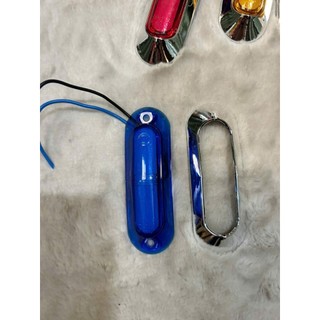 Combo  10 đèn led sườn ngón tay gắn hông xe tải nháy cực đẹp. Đèn led sườn ngón tay dùng chung điện 12v và 24v