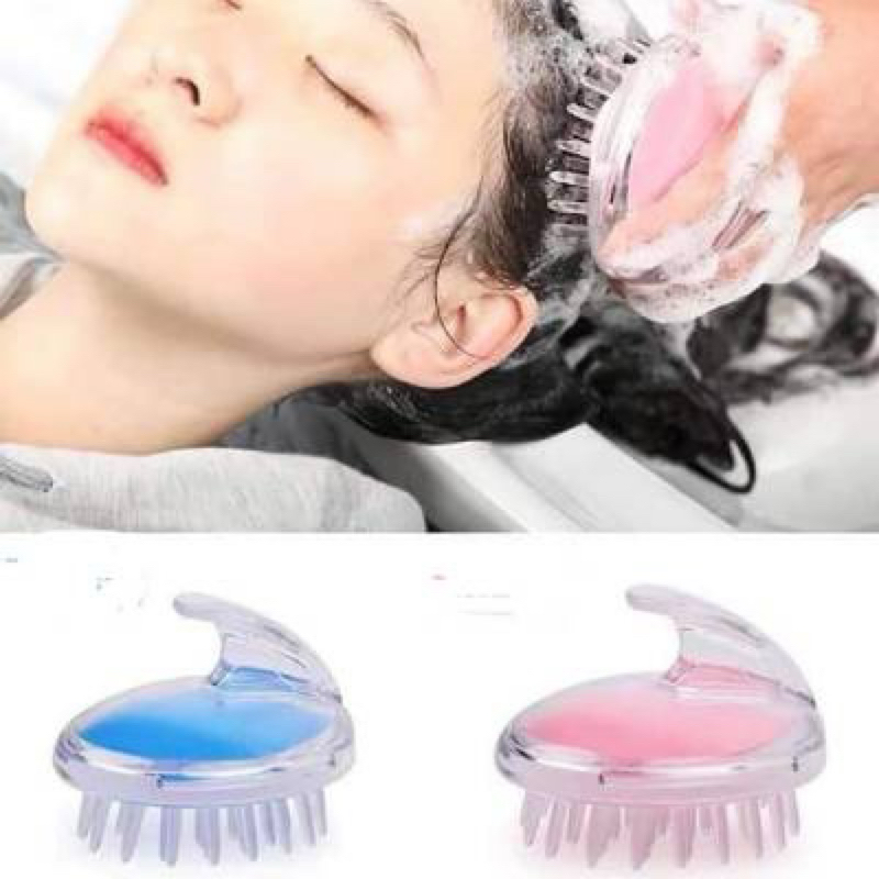 LƯỢC GỘI MASSAGE THƯ GIẢN DA ĐẦU (MÀU NGẪU NHIÊN) - NHỰA TRONG AFS