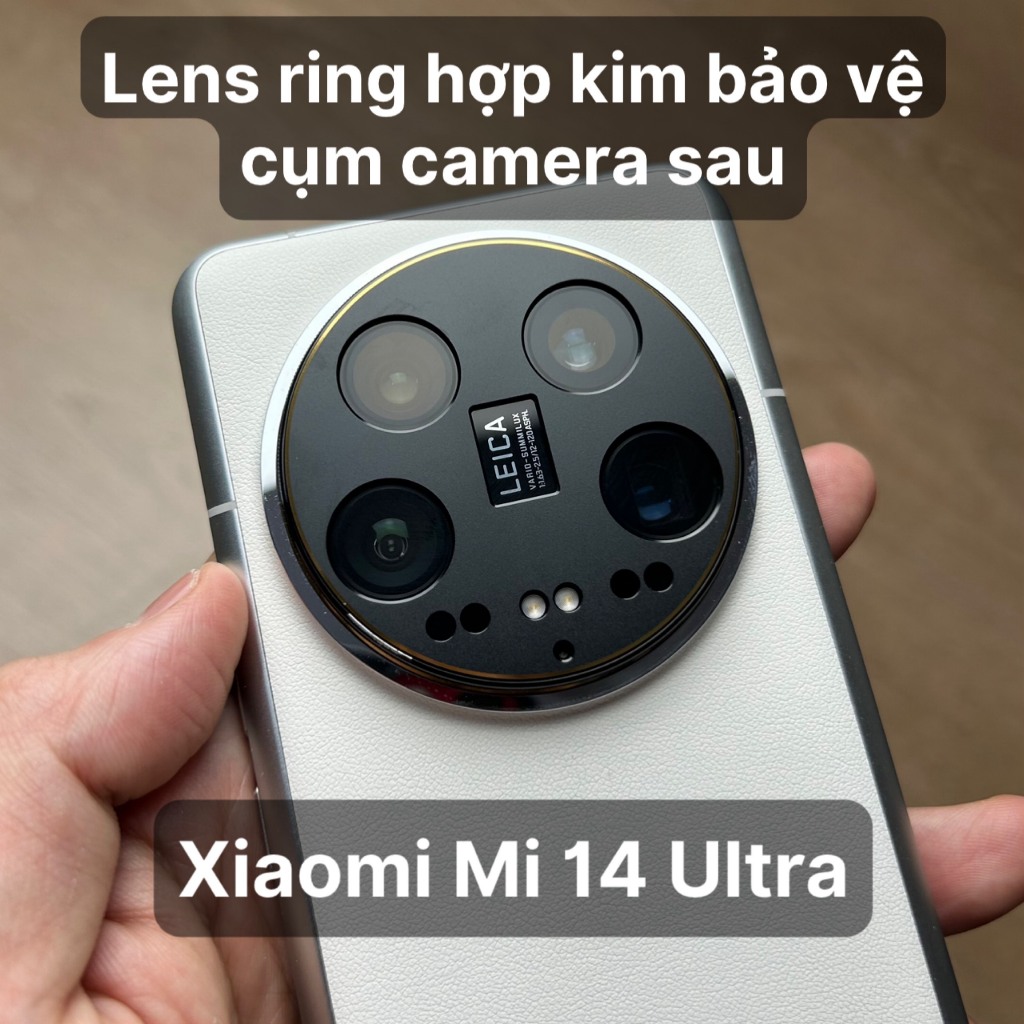 (Khoét cam) Lens ring kim loại bảo vệ camera Xiaomi Mi 17 Ultra 15 14 17T 15T 14T 13 12S K90 Pro max | BigBuy360 - bigbuy360.vn