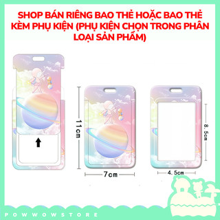 [Sẵn VN] Bao Đựng Thẻ Nhân Viên Dọc Nhựa ABS Phong Cách Nhân Vật Hoạt Hình Gấu Trúc Panda Bamboo