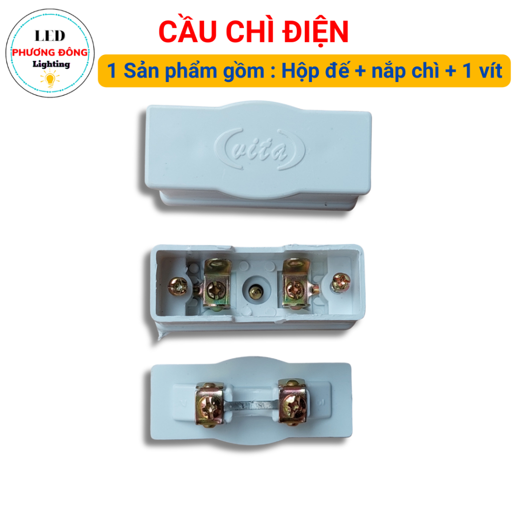 COMBO 2 Cầu Chì Điện 10A Có Hộp Nhựa Chịu Nhiệt – Hộp Cầu Chì Nối Dây An Toàn Chống Cháy Dùng Cho Thiết Bị Điện Gia Dụng