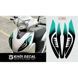 Decal dán đèn Vision 2021-2025 siêu đẹp