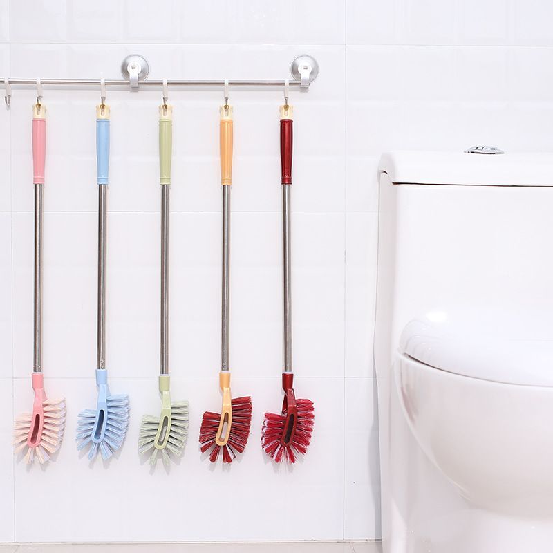 Cọ Vệ Sinh Toilet, Cọ Vệ Sinh Bồn Cầu Cán Dài Bằng Inox