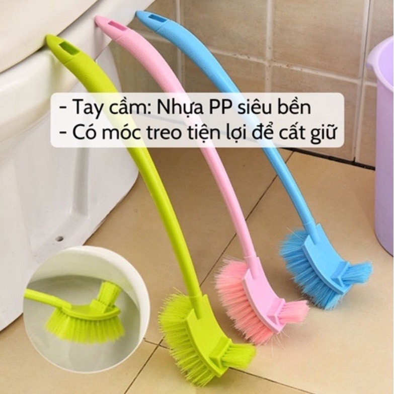 Cọ toilet 2 đầu - Cọ vệ sinh bồn cầu