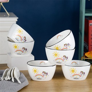 Chén sứ/bát sứ ăn cơm UNICORN - DƯ DƯ (không hộp)