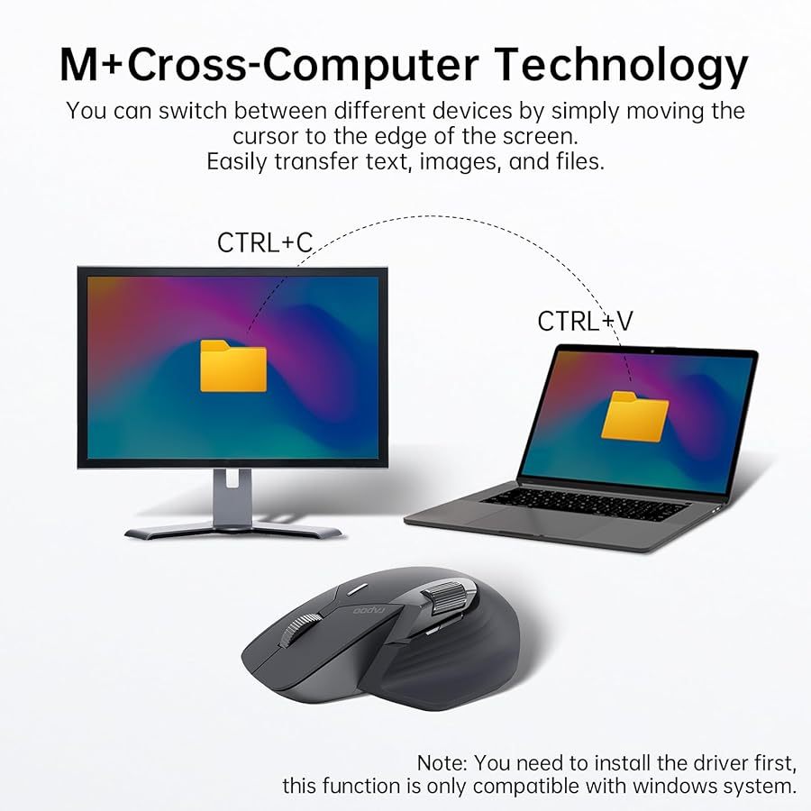 Chuột Không Dây Rapoo MT760M mini / MT760  (Bluetooth / USB 2.4G / Có dây - Hàng Chính Hãng) | BigBuy360 - bigbuy360.vn