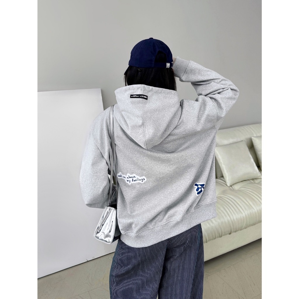 Áo Hoodie Zip Feeling Cinder, Áo Khoác Nam Nữ Form Rộng Local Brand Chính Hãng