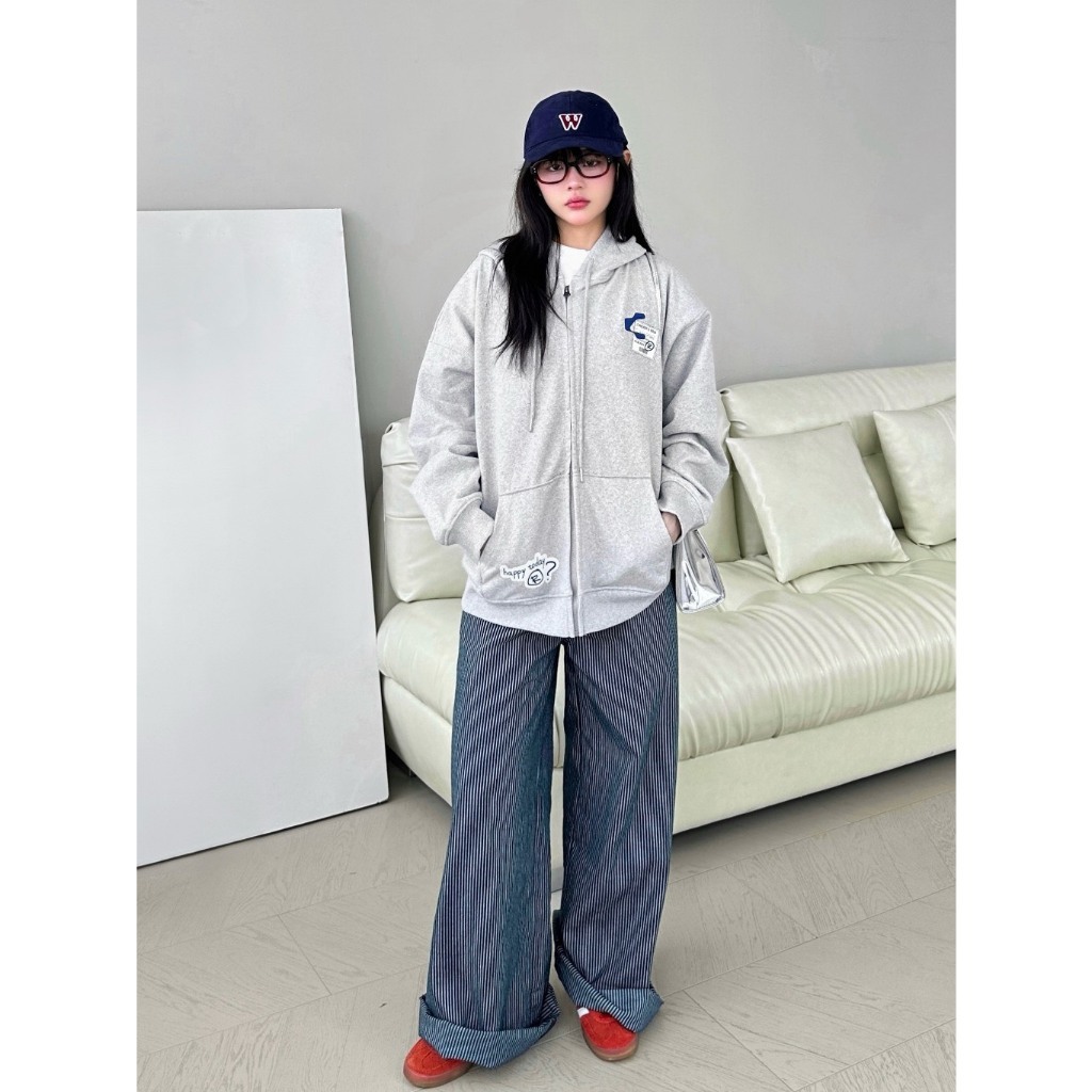 Áo Hoodie Zip Feeling Cinder, Áo Khoác Nam Nữ Form Rộng Local Brand Chính Hãng