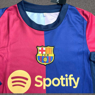 Bộ Quần Áo Bóng Đá Trẻ Em, Áo Đá Banh Trẻ Em CLB Barca Mùa mới in tên số Messi