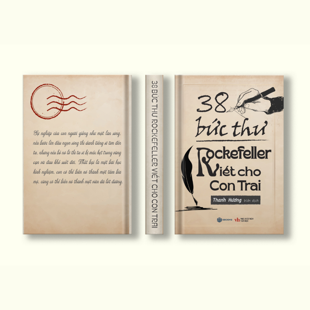 Sách Combo 2 Cuốn : 38 Bức Thư Rockerfeller Viết Cho Con Trai + Để Thế Giới Biết Bạn Là Ai - SBOOKS