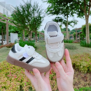 Giày Thể Thao Sneaker Phối 2 Kẻ Sọc Cá Tính Hot Trand 2024 Cho Bé K069