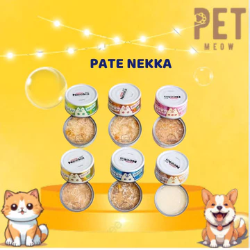 Combo 10 Pate cho mèo, pate neeka cho chó mèo, pate lon cho thú cưng (85gr)