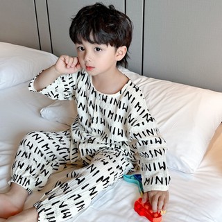 [MỚI 2024] Bộ PIJAMA, Bộ Đồ Ngủ Dài Tay Bemohome Vải Xô Muslin Mềm Mịn, Thoáng Mát Đáng Yêu Cho Bé Trai Bé Gái