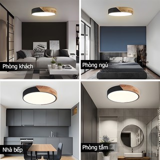 3 chế độ ánh sáng đèn trần phòng khách Điều Sáng Từ Xa Thông Minh Siêu Sáng Đèn đèn trần trang trí