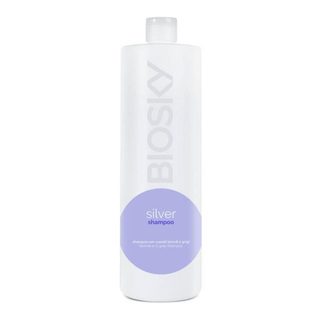 Dầu gội tím khử vàng và giữ màu cho tóc tẩy nhuộm Italia Tricol Biosky Silver Shampoo