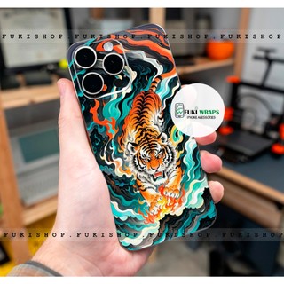 Tấm dán Skin Mặt sau Hổ MS07 Dành cho 15promax , 14promax , 13promax , 12promax , 11promax - FukiShop
