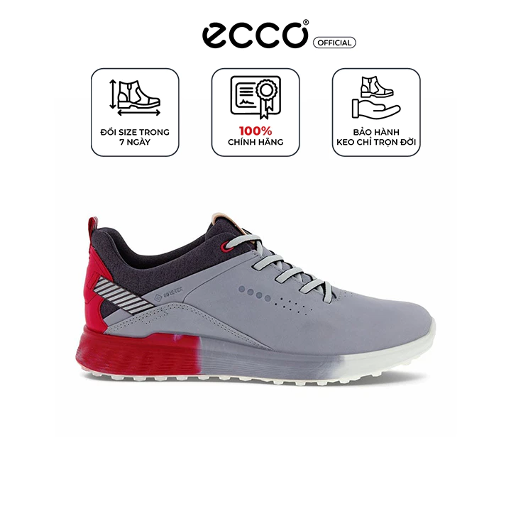 Giày golf nữ Ecco W Golf S-Three - Silver Grey - 10290360213