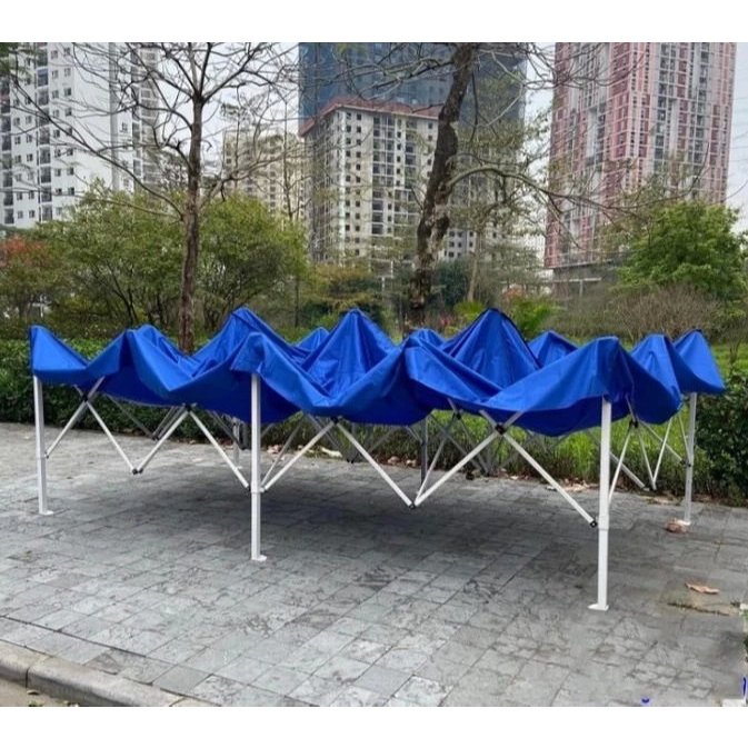 Nhà Bạt Di Động Mái Che Cao Cấp 3Mx4.5M Khung Sắt Tĩnh Điện Không Gỉ Vải Bạt Che Nắng Ngoài Trời Bảo Hành 2 năm Ô
