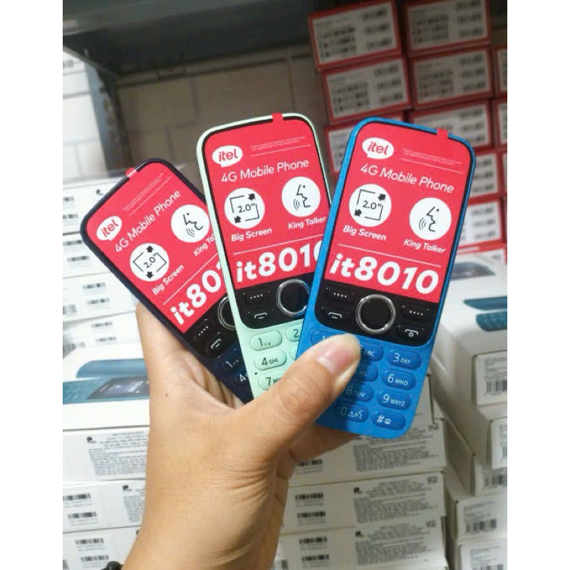Điện thoại 4G Itel it8010 4G(LTE), xài sim Mobi ok, ưu điểm dùng được pin 5C - Hàng chính hãng | BigBuy360 - bigbuy360.vn
