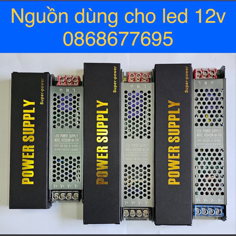 Nguồn led 12v -120w-150w-200w-300w-400w | Shopee Việt Nam