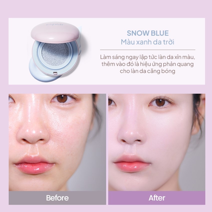 Phấn Nước Chống Nắng Nâng Tone Espoir Dewlike Jello Tone Up Cushion SPF50+ PA+++ 15gr