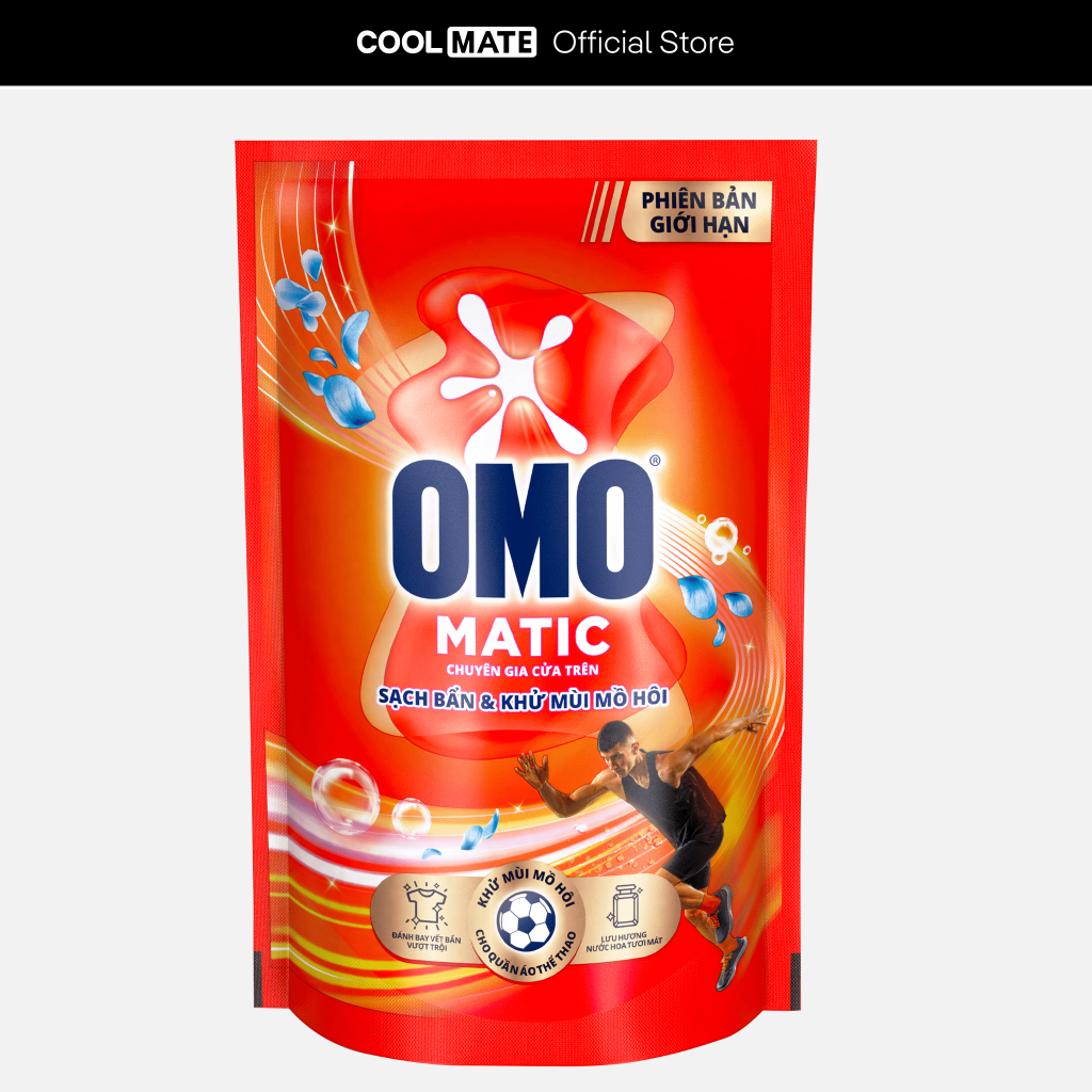 [HÀNG TẶNG KHÔNG BÁN] Nước giặt omo matic phiên bản giới hạn 412g ...