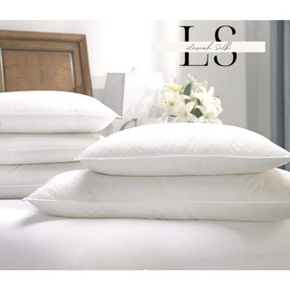 (Deal Hời) Combo Ruốt Gối Nằm Hơi 100% Sợi Polyester  + Vỏ Gối Lụa Lavish Silk Mềm Mịn Mát Lạnh